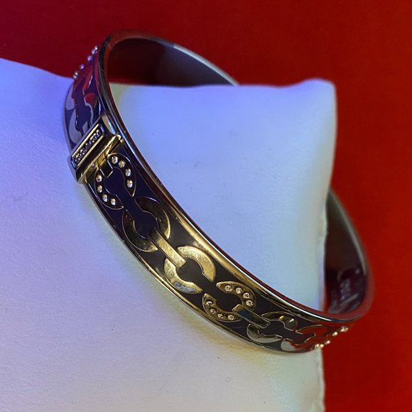 Coach Crystal Bangle Bracelet - Picture 4 of 5